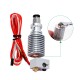 Extruder heatbreak bimetallic E3D V6 M6 with stop for 1.75mm filament