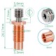 Extruder heatbreak bimetallic E3D V6 M6 with stop for 1.75mm filament