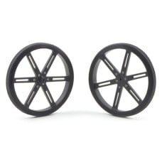 Pololu ratai 90x10mm juodi - 2 vienetai