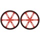 Pololu wheels 90x10mm red 2 pcs.