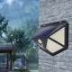 100 LED four-sided solar lamp with light and motion sensor