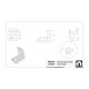 Universal L Bracket Single - Black Anodized