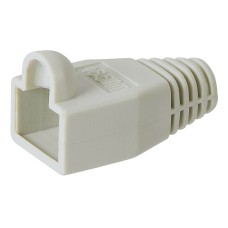 Plastic PVC protection for RJ45 cable for 8P8C plugs - White