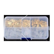 Set of 120 pcs - Non-insulated flat female connector - 2.8mm 4.8 mm 6.3mm