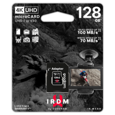 Goodram IR-M3AA microSD memory card 128GB 100MB / s UHS-I class U3 with adapter 