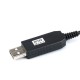 12V maitinimo šaltinis USB kištukas 5V - DC 5.5/2.5mm 12V