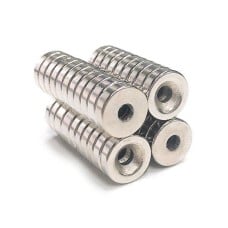 12x3-4mm žiedinis magnetas N35 - neodimio magnetas