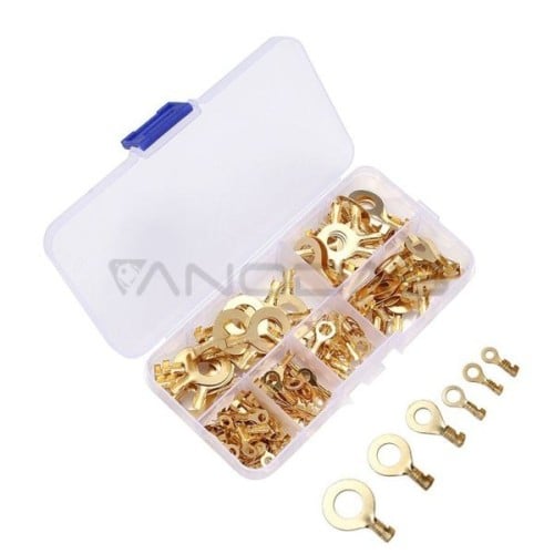 150 vnt rinkinys - Žiedinė jungtis, neizoliuota - laido galas M3 M4 M5 M6 M8 M10  150 vnt rinkinys - Žiedinė jungtis, neizoliuota - laido galas M3 M4 M5 M6 M8 M10