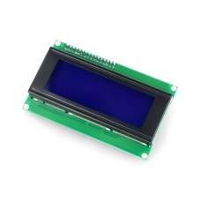 LCD ekranas 4x20 simbolių mėlynas + I2C LCM1602 konverteris