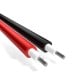 1x6mm2 saulės panelės Kabelis juodas