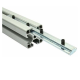 Straight connector for aluminum profiles 2020 10cm V-SLOT