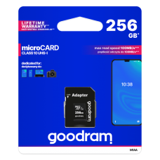 256GB UHS-I Goodram microSD atminties kortelė