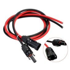 2x5m solar panel cable 1x4mm2 set with connectors