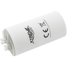 Motor capacitor 80uF 450V 55x127mm with connectors 
