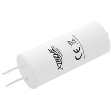Variklio kondensatorius 80uF 450V 55x128mm su kabeliais