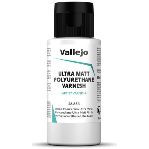 Vallejo polyurethane varnish 60ml - Ultra Matt Vallejo polyurethane varnish 60ml - Ultra Matt