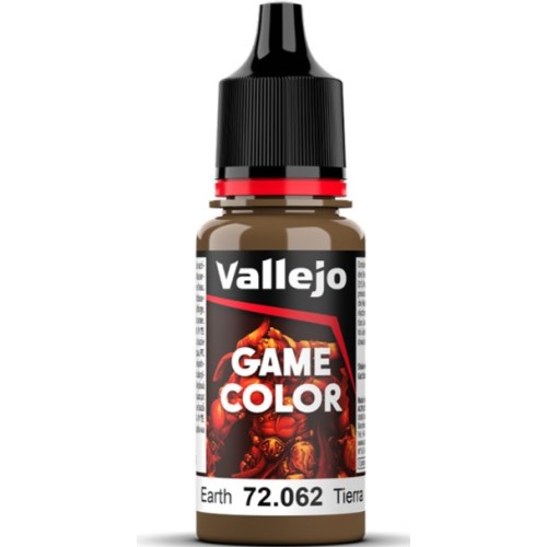 Vallejo Game Color dažai 18ml - Earth Vallejo Game Color dažai 18ml - Earth