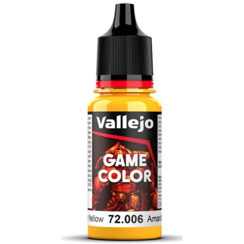 Vallejo Game Color paint 18ml - Sun Yellow Vallejo Game Color paint 18ml - Sun Yellow