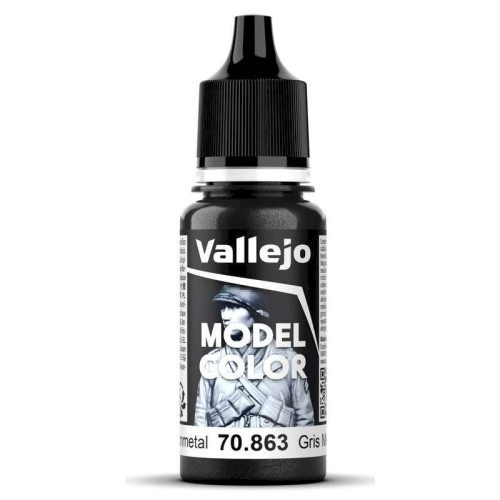 Vallejo Model Color 18ml - Gunmetal Grey Vallejo Model Color 18ml - Gunmetal Grey