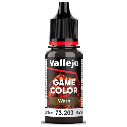 Vallejo Game Color Wash 18ml - Umber Vallejo Game Color Wash 18ml - Umber