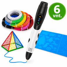 3D rašiklių kūrybos rinkinys klasei – 6 vnt.