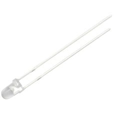 3mm White LED 12V - 20pcs