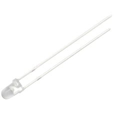3mm LED baltas skaidrus