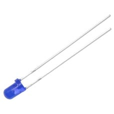 3mm LED mėlynas matinis - 50vnt