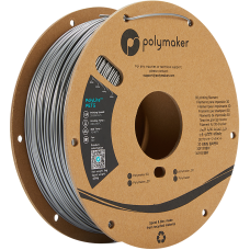 Polymaker PolyLite PETG - 1kg - 1.75mm - Sidabrinis