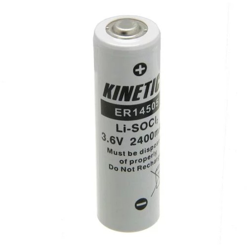 Lithium ER14505 Kinetic Battery 3.6V 2400mAh Lithium ER14505 Kinetic Battery 3.6V 2400mAh