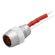 5mm LED diodas raudonas 12V