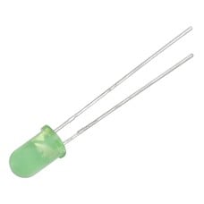 5mm LED žalias matinis - 100vnt