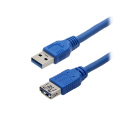 Blow USB-A 3.0 kabelis kištukas - lizdas 1.5m