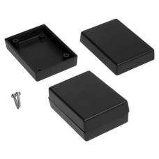 Plastikinė dėžutė Kradex Z24A PS juoda 66x47x24mm