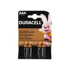 Baterija 1.5V AAA DURACELL (4vnt.)