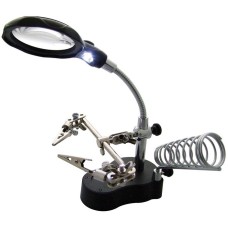 Third Hand with a Magnifying Glass - LED backlight - ZD-10MB