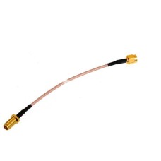 RP-SMA plug straight adapter for RP-SMA jack 10cm