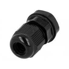 Cable gland M12 IP68 Mat polyamide black UL94V-2 12.1mm