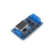 12V LED Display Digital Programmable Timer Timing Relay Module Self-lock Switch