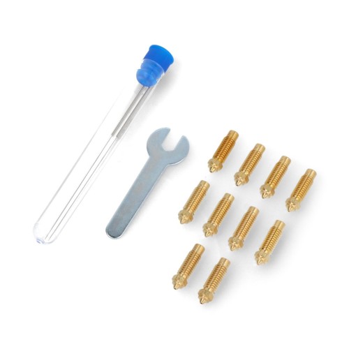 0.4mm/0.6mm/0.8mm/1mm antgalių rinkinys Elegoo Neptune 4 Plus/4 Max 3D spausdintuvams - žalvarinis 0.4mm/0.6mm/0.8mm/1mm antgalių rinkinys Elegoo Neptune 4 Plus/4 Max 3D spausdintuvams - žalvarinis