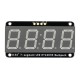 Ekranas 4 skaitmenų, 7 segmentų, 0.56'', Backpack - I2C - mėlynas - STEMMA QT/Qwiic - Adafruit 5601
