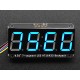 Ekranas 4 skaitmenų, 7 segmentų, 0.56'', Backpack - I2C - mėlynas - STEMMA QT/Qwiic - Adafruit 5601