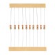 1/4W 330Ω THT Resistor - 100pcs