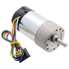 131: 1 gear motor 37Dx73L 24V 79RPM + CPR 64 encoder - Pololu 4696