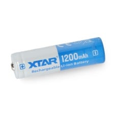 14500 Li-Ion Xtar 1200mAh cell with