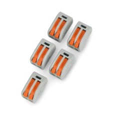 2pin electric cube 32A / 400V - orange - 5 pcs.