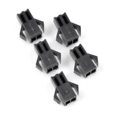 Female socket housing 2 pin 2.50mm 5pcs