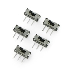 2-position slide switch SS22T35 - 5pcs.