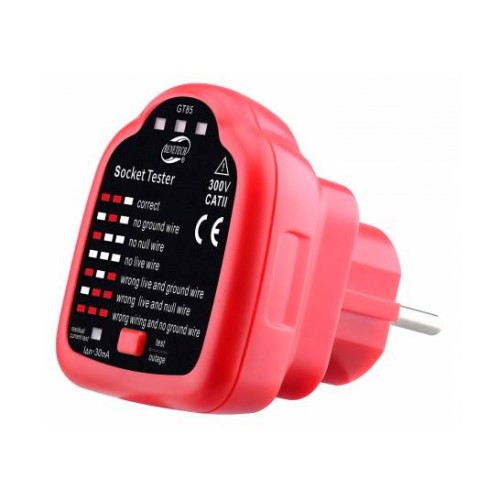 230V RCD socket tester - Benetech GT85 230V RCD socket tester - Benetech GT85