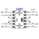 3.3V / 5V loginių lygių keitiklis - I2C UART SPI 